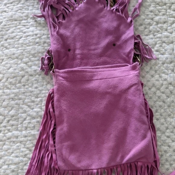🦄 Rare Spell Wild Belle Suede Fringe Crossbody Bag - Picture 5 of 11